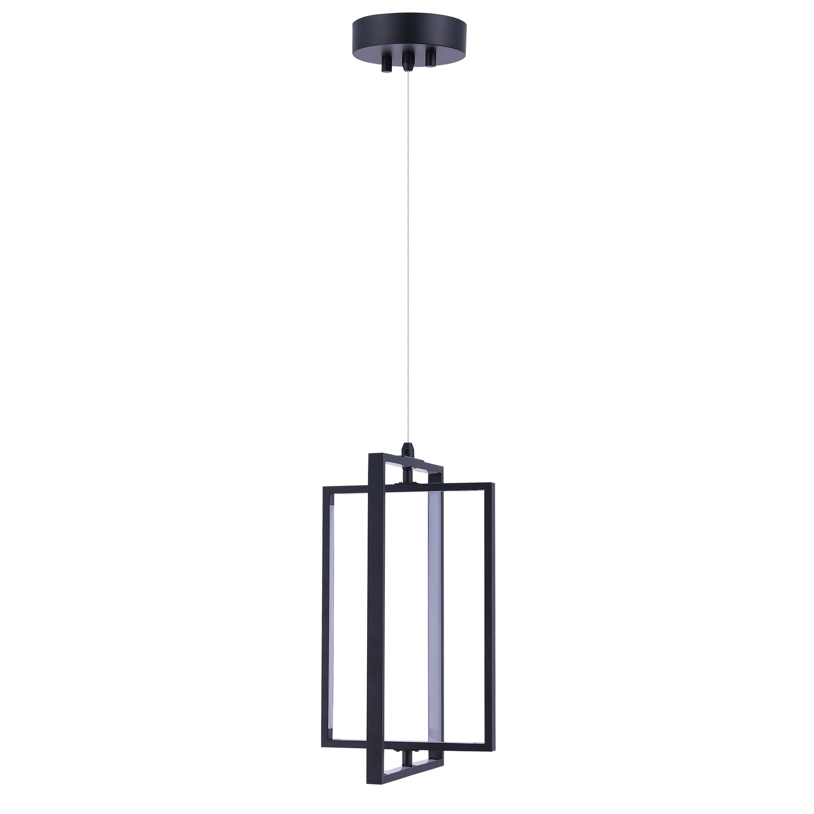 rectangle lighting pendant led rotate