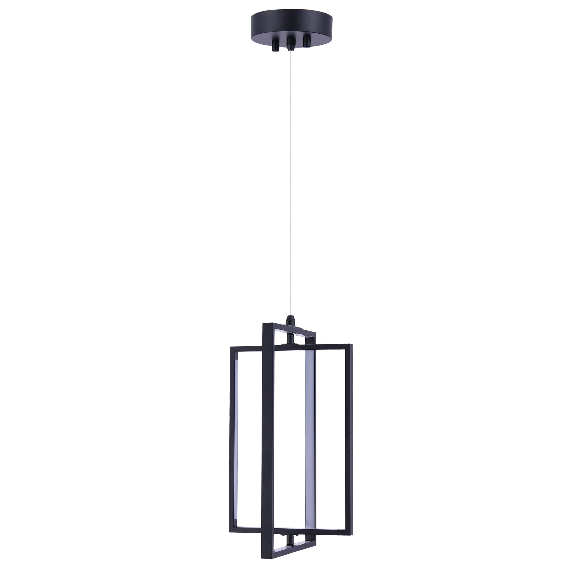 rectangle lighting pendant led rotate