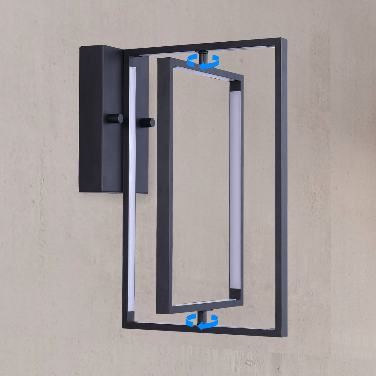 Vivio Modena LED Open Rectangle Sconce/Coach - MB 25W 4000K
