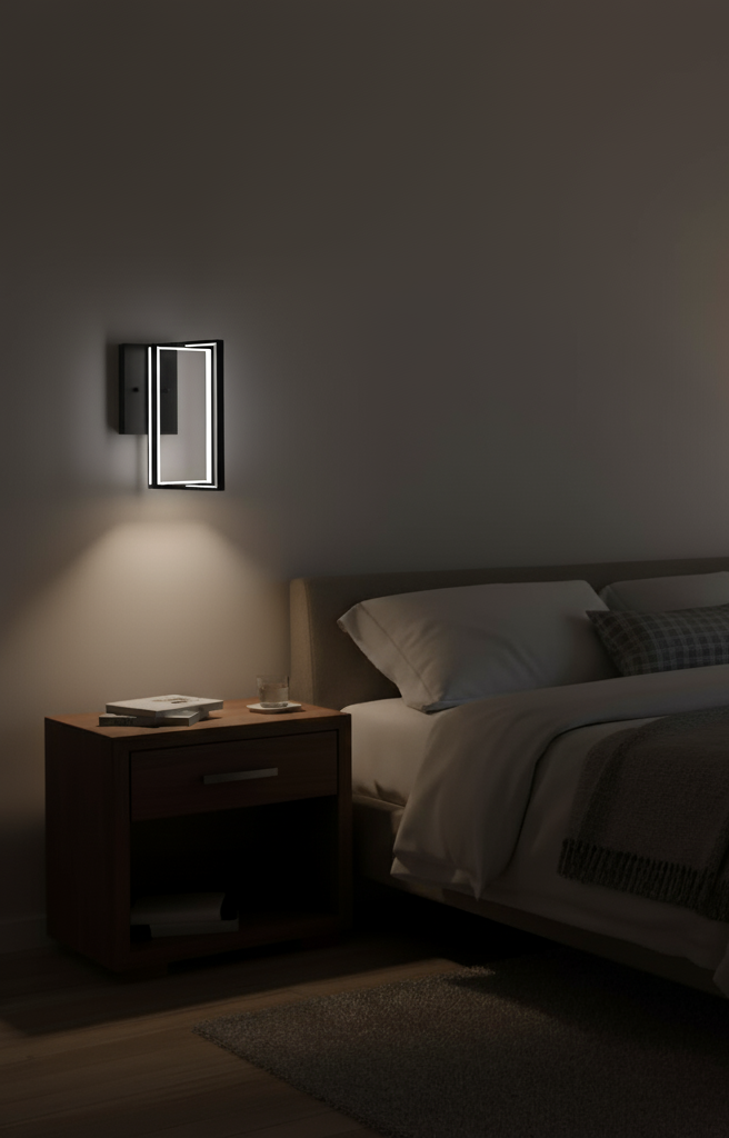 Vivio Modena LED Open Rectangle Sconce/Coach - MB 25W 4000K