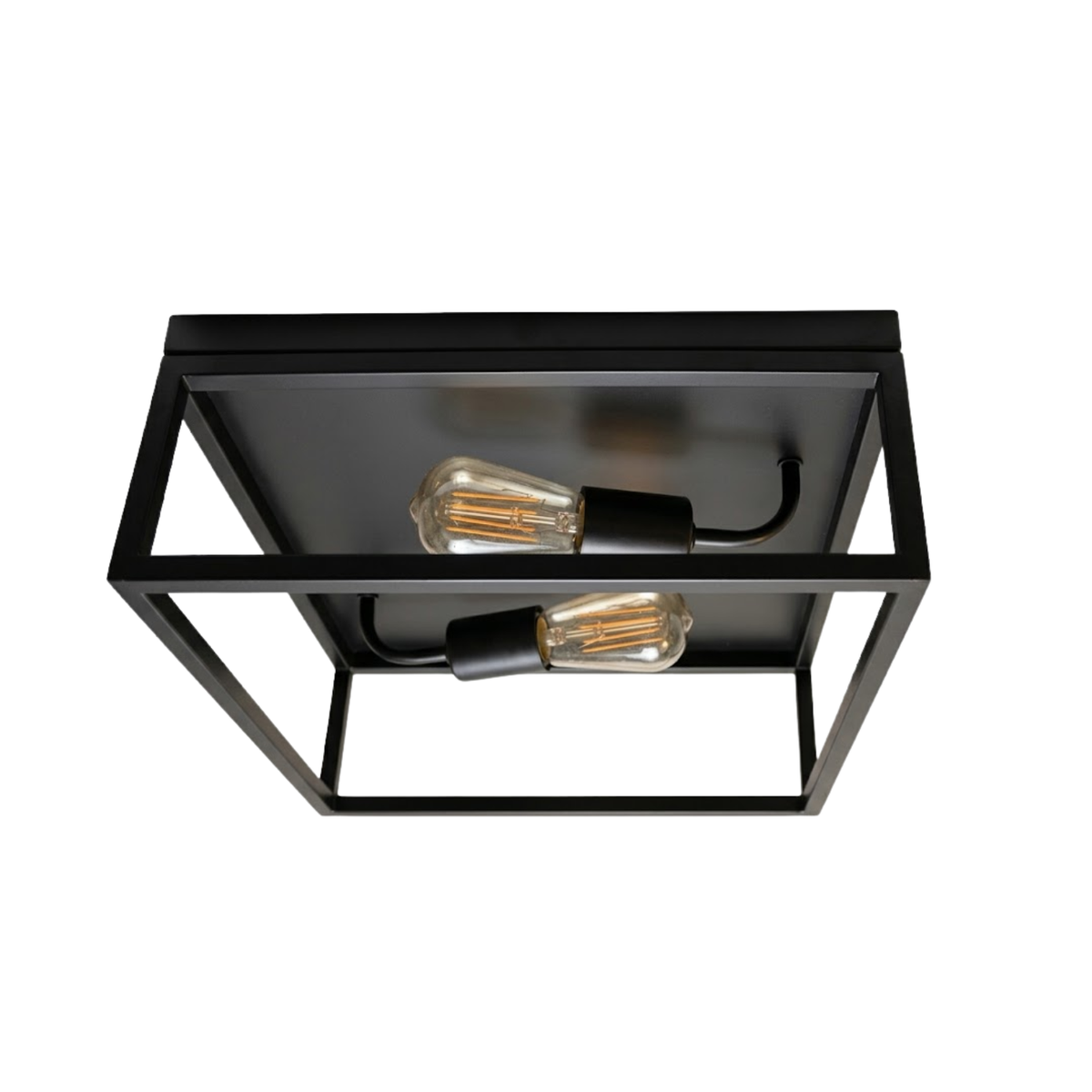 Vivio Vincent 2-Light Open Square Ceiling Mount - MB