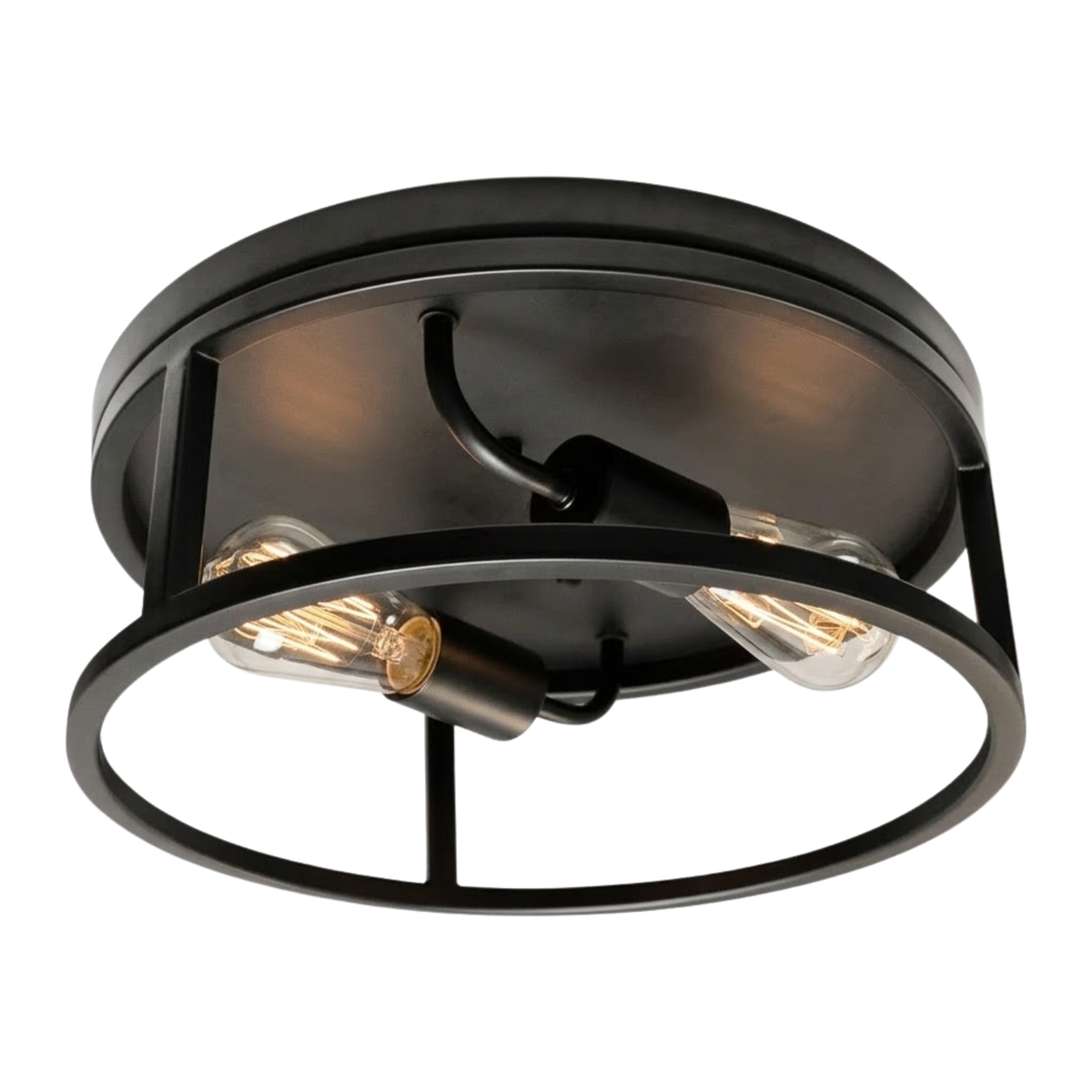 Vivio Edward 2-Light Round Open Ceiling Mount - MB