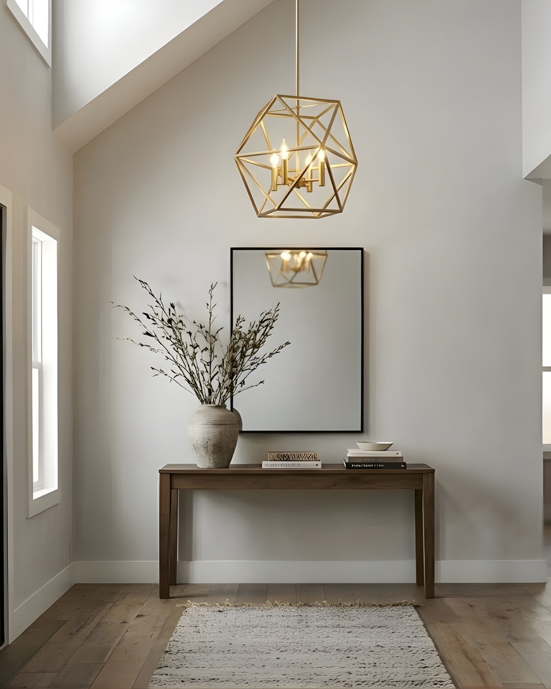 Vivio Solano 4-Light 20" Geometric Pendant - MB