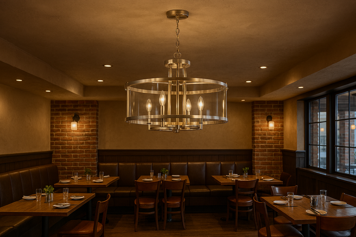 Ravenna 4-Light Semi Flush Mount - NK