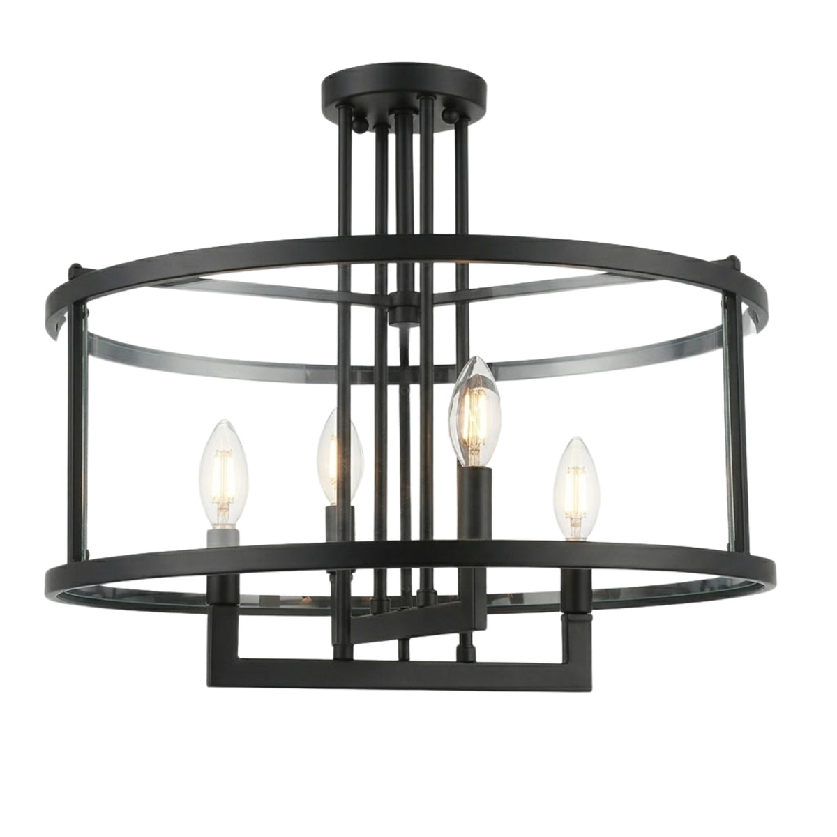 Ravenna 4-Light Semi Flush Mount - NK