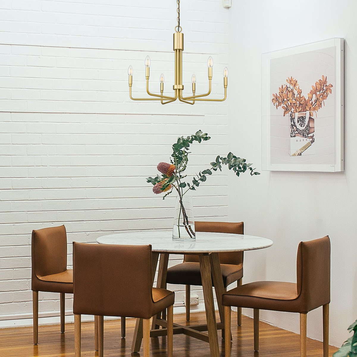 chandelier over dining table modern farmhouse