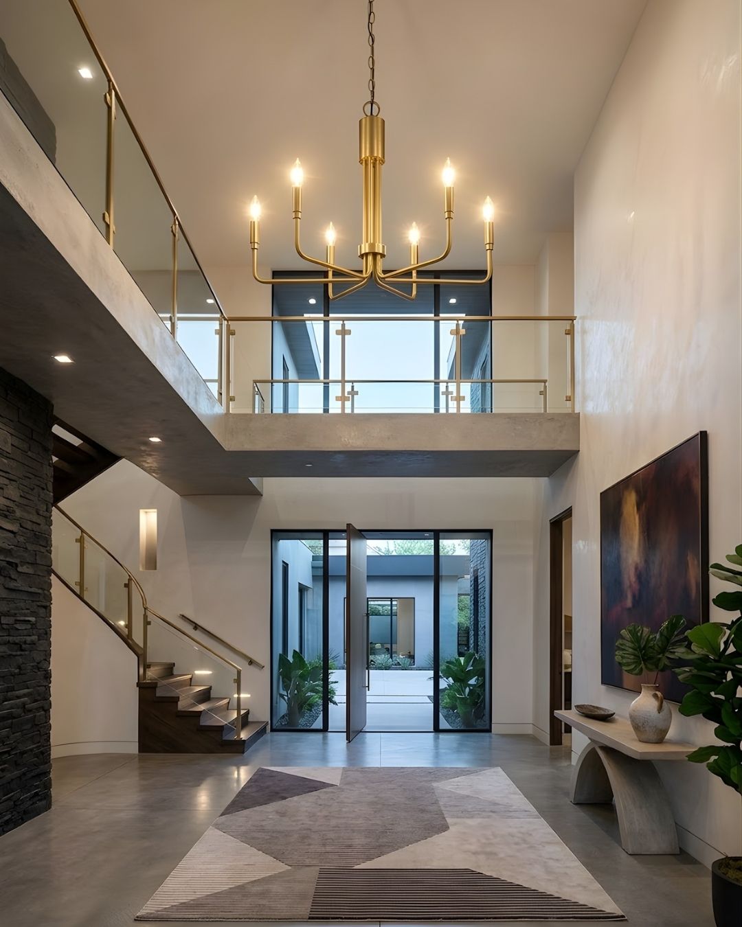 Vivio Alph 6-Light Flat Bottom Chandelier - MB(E12)