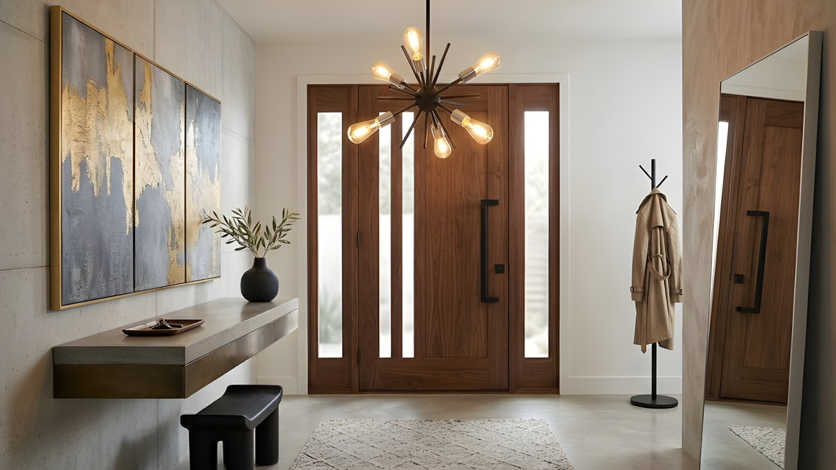 Sputnik 6-Light 14" Chandelier - MB with CG Sockets