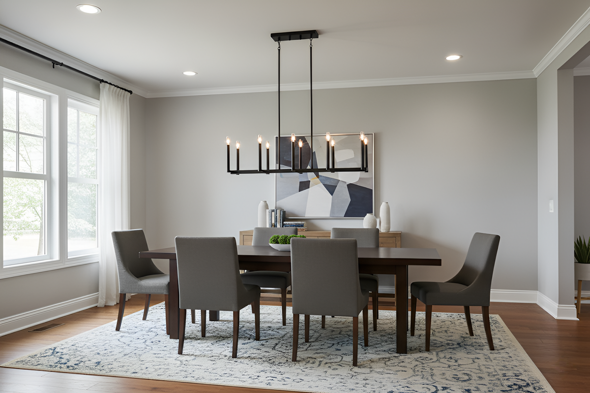 Vivio Kosi 10-Light Candelabra Island Pendant - MB