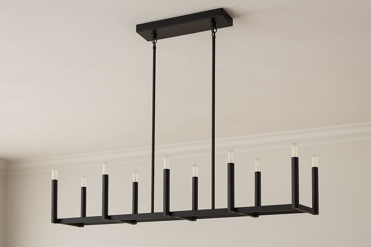 Vivio Kosi 10-Light Candelabra Island Pendant - MB