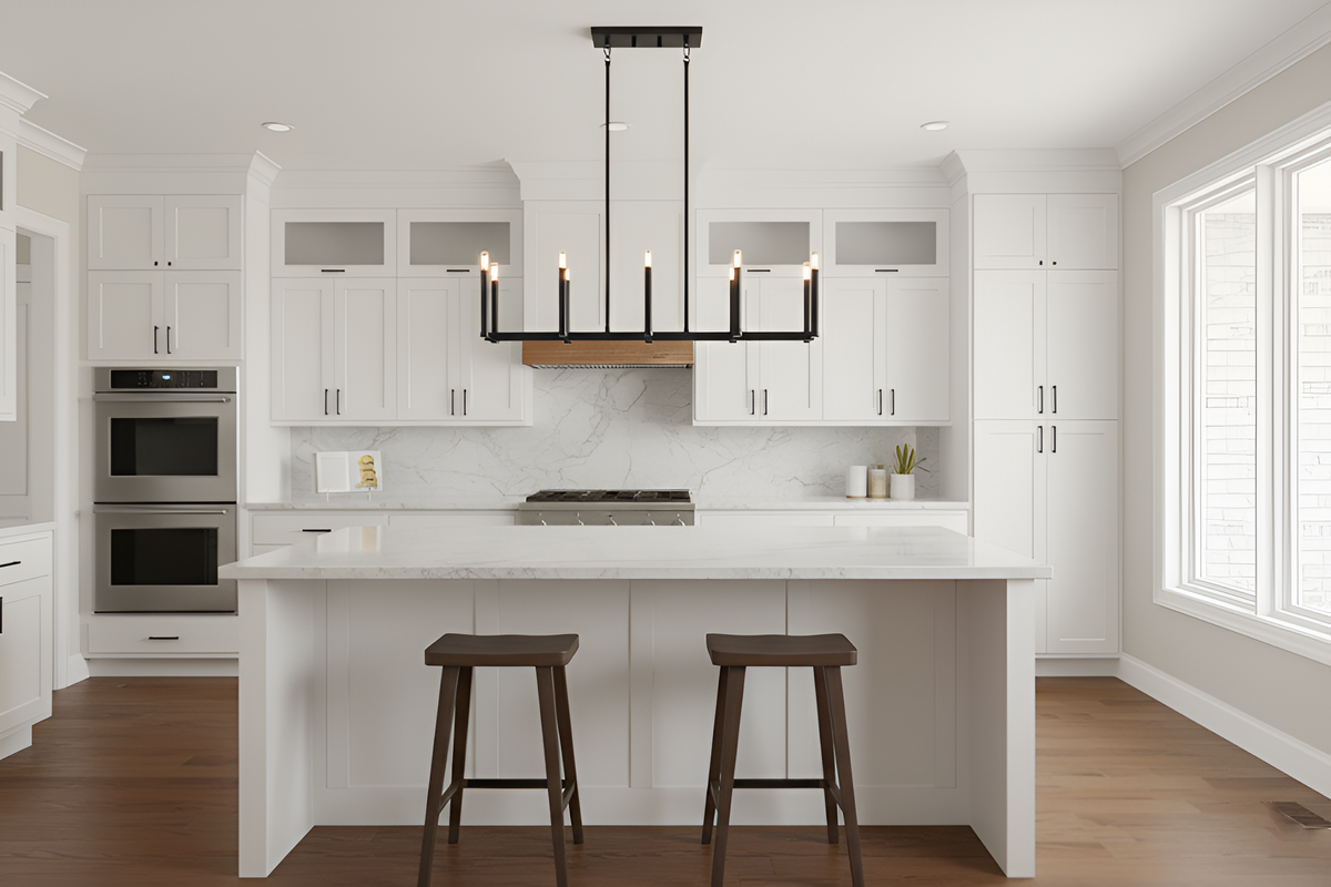 Vivio Kosi 10-Light Candelabra Island Pendant - MB