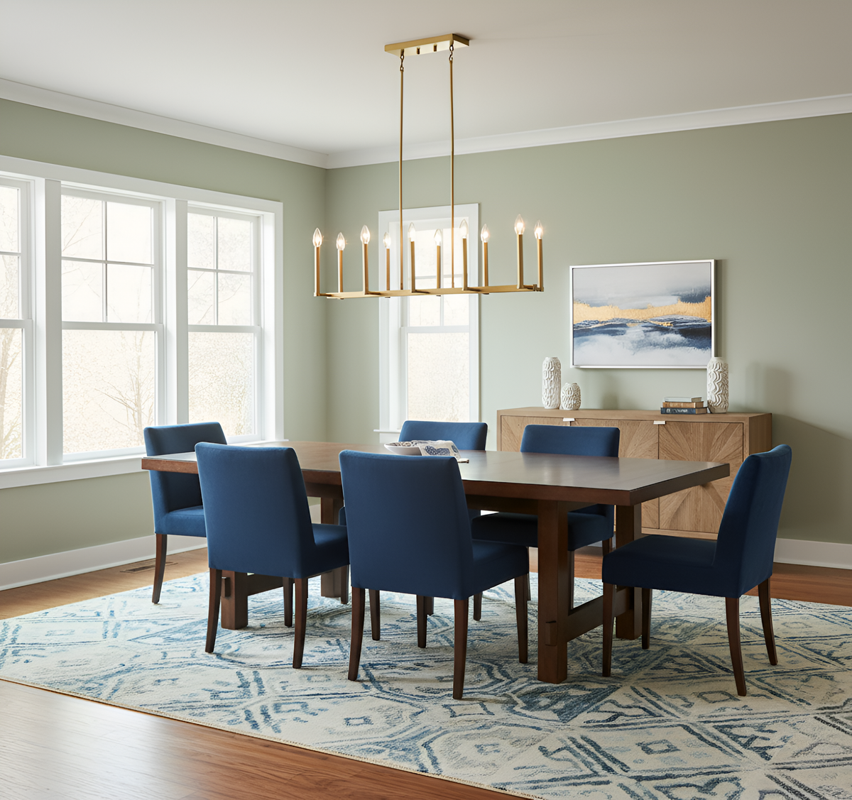 Vivio Kosi 10-Light Candelabra Island Pendant - CG