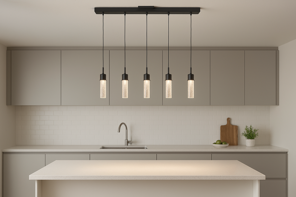 Vivio Soffi 5-Light Linear Pendant - MB