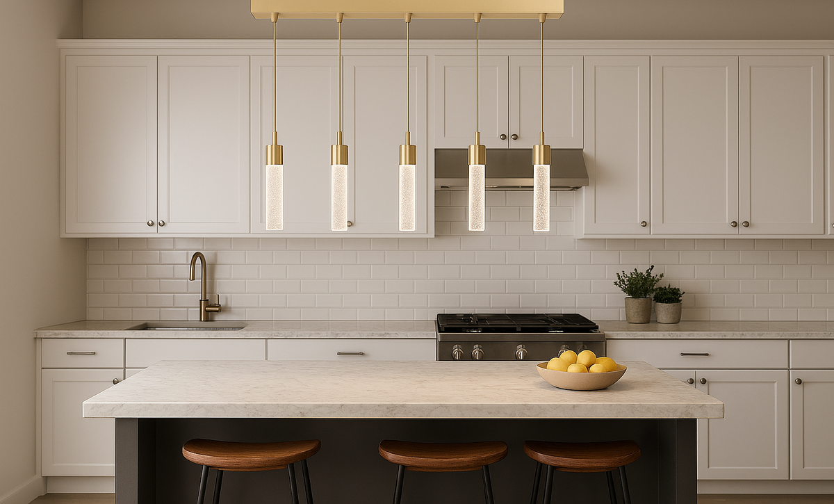 Vivio Soffi 5-Light Linear Pendant - MG