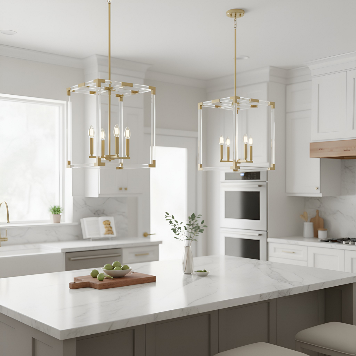 Vivio Neva 4-Light Acrylic Pendant - MG