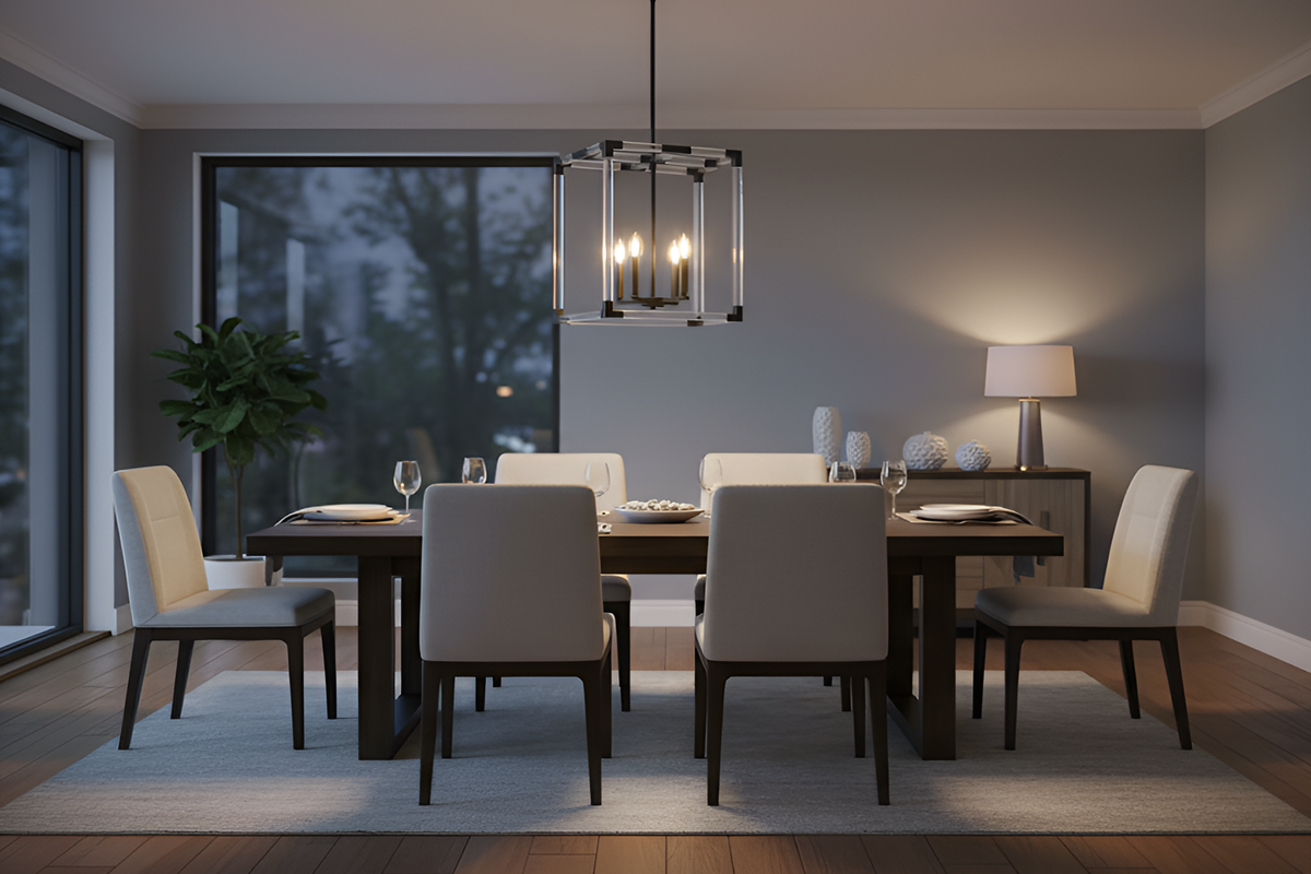 Vivio Neva 4-Light Acrylic Pendant - MB