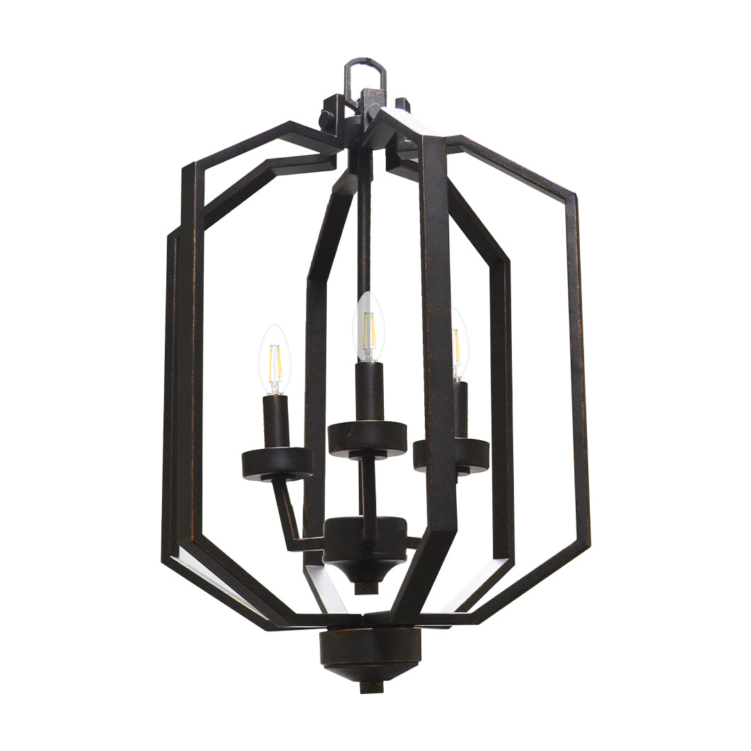 open cage pendant light farmhouse entry light 3 light