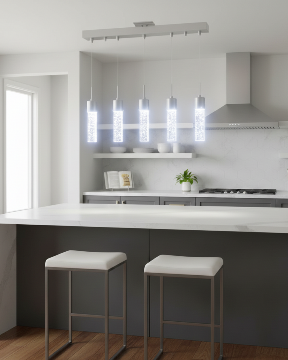 Vivio Soffi 5-Light Linear Pendant - NK