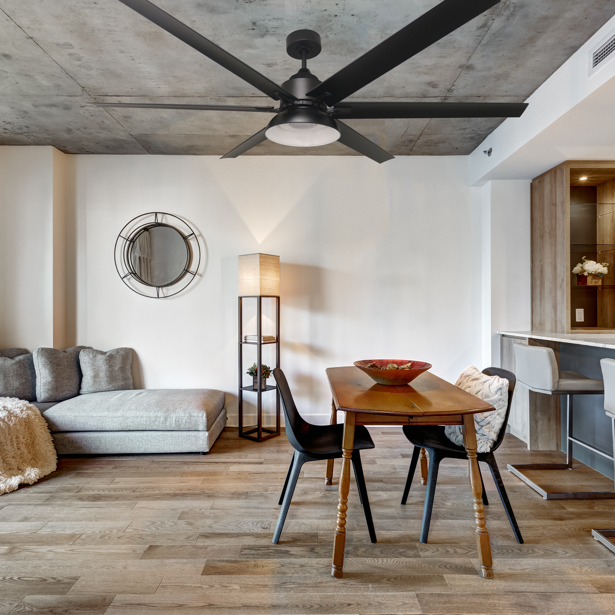 modern mid century ceiling fan