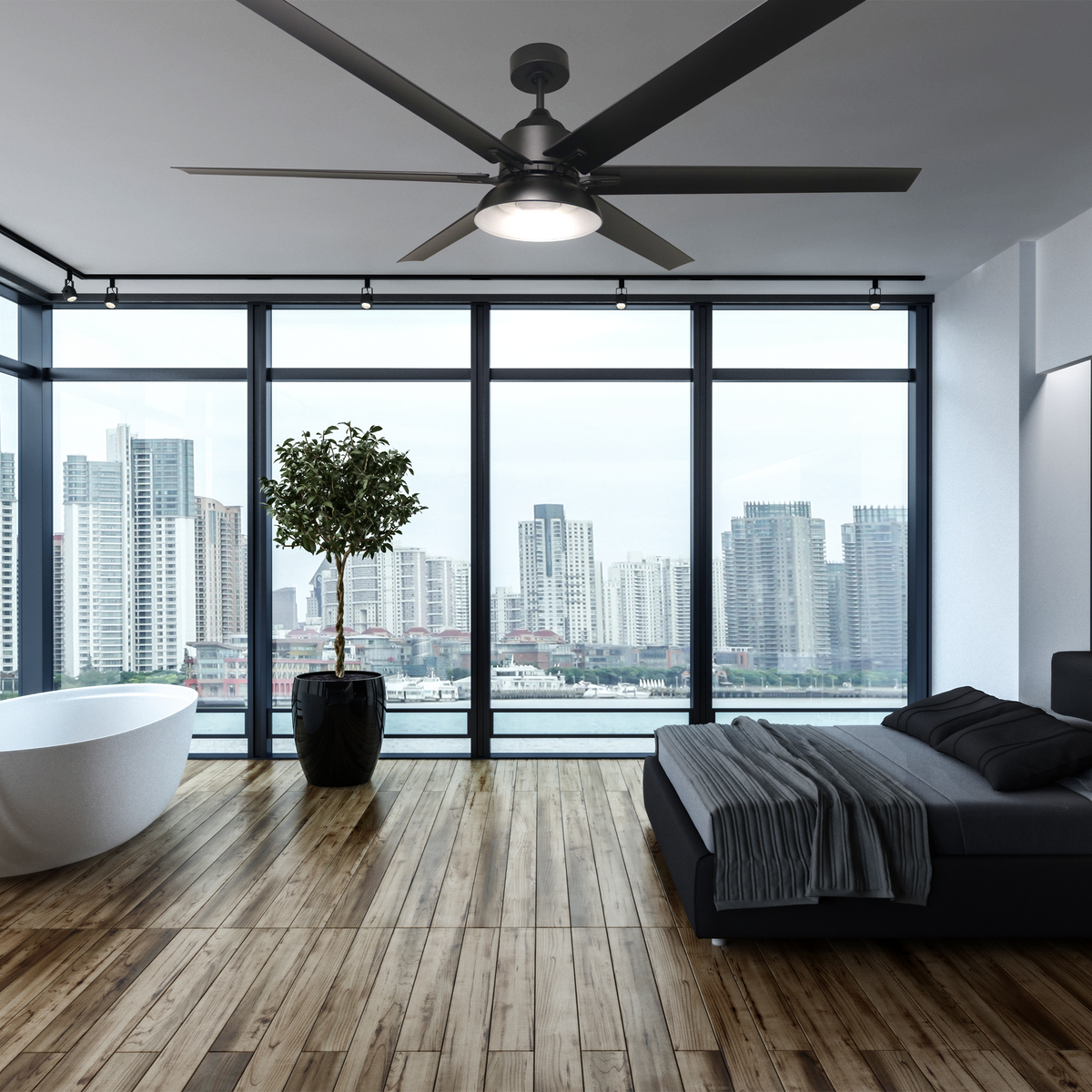 fan for bedroom ceiling black