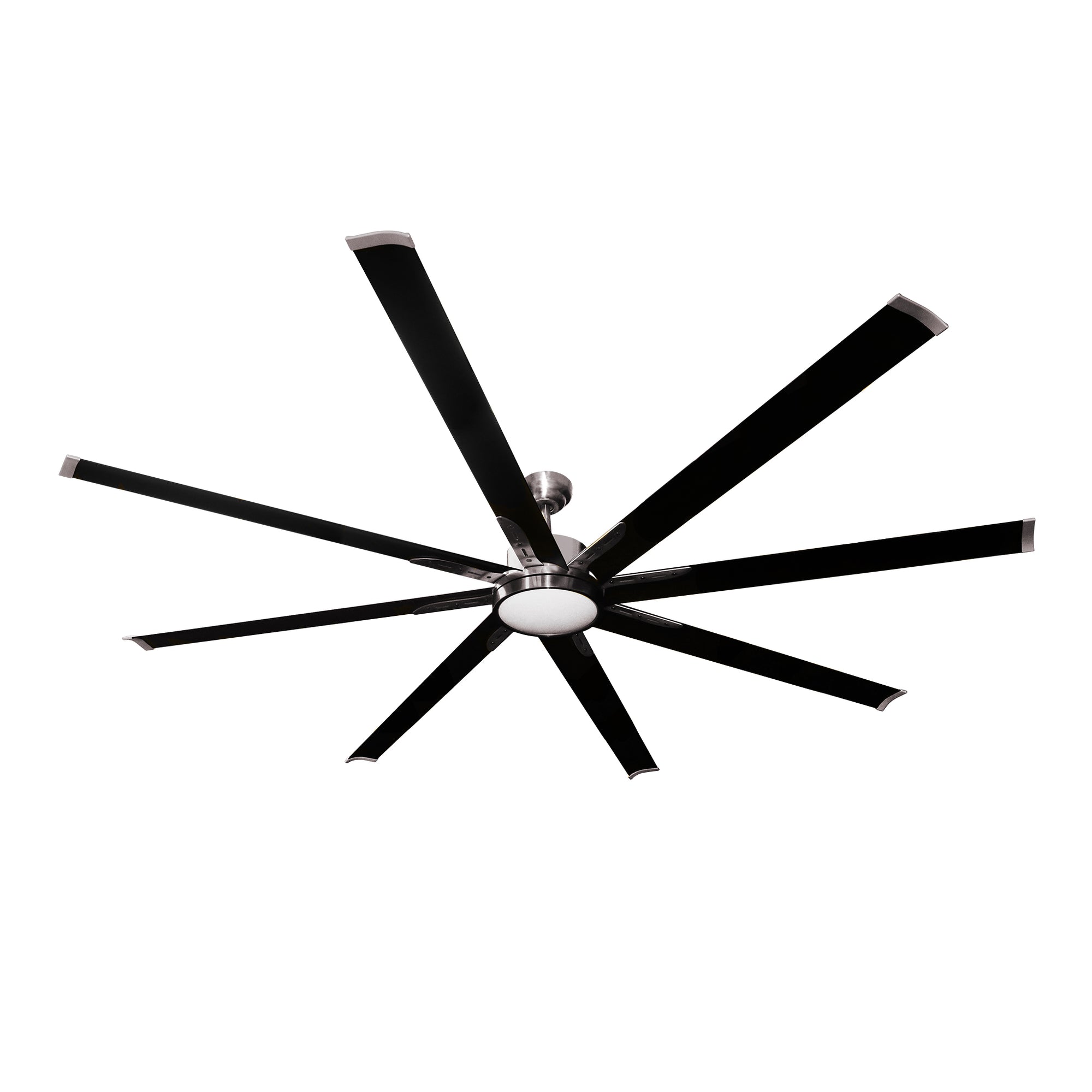outdoor ceiling fan with light large black and nickel