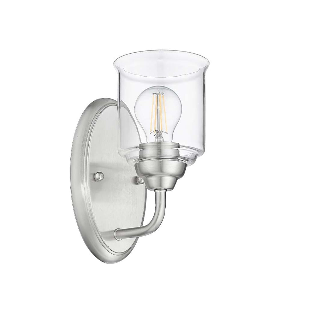 Acheron 1-Light Clear Glass Sconce - MB