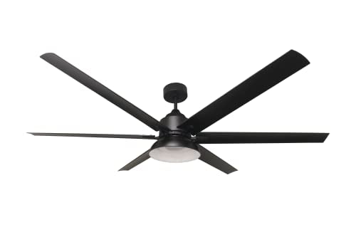 matte black ceiling fan with light 72 inch