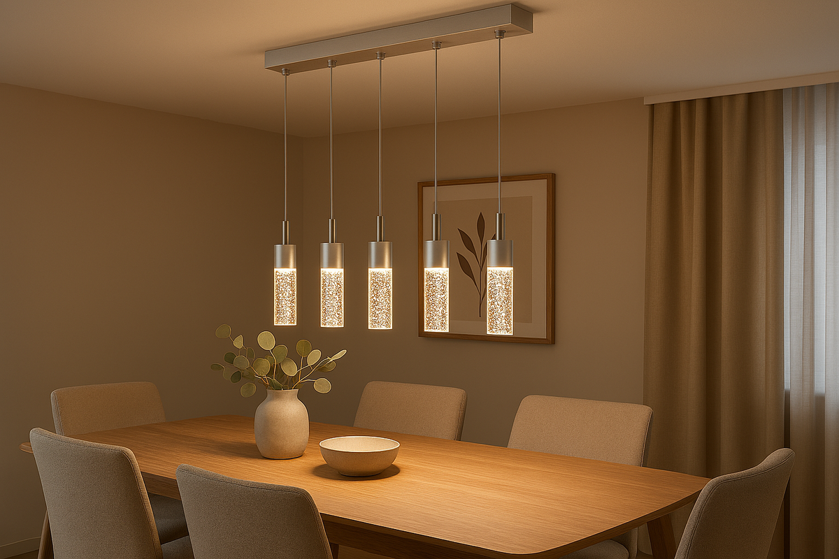 Vivio Soffi 5-Light Linear Pendant - NK