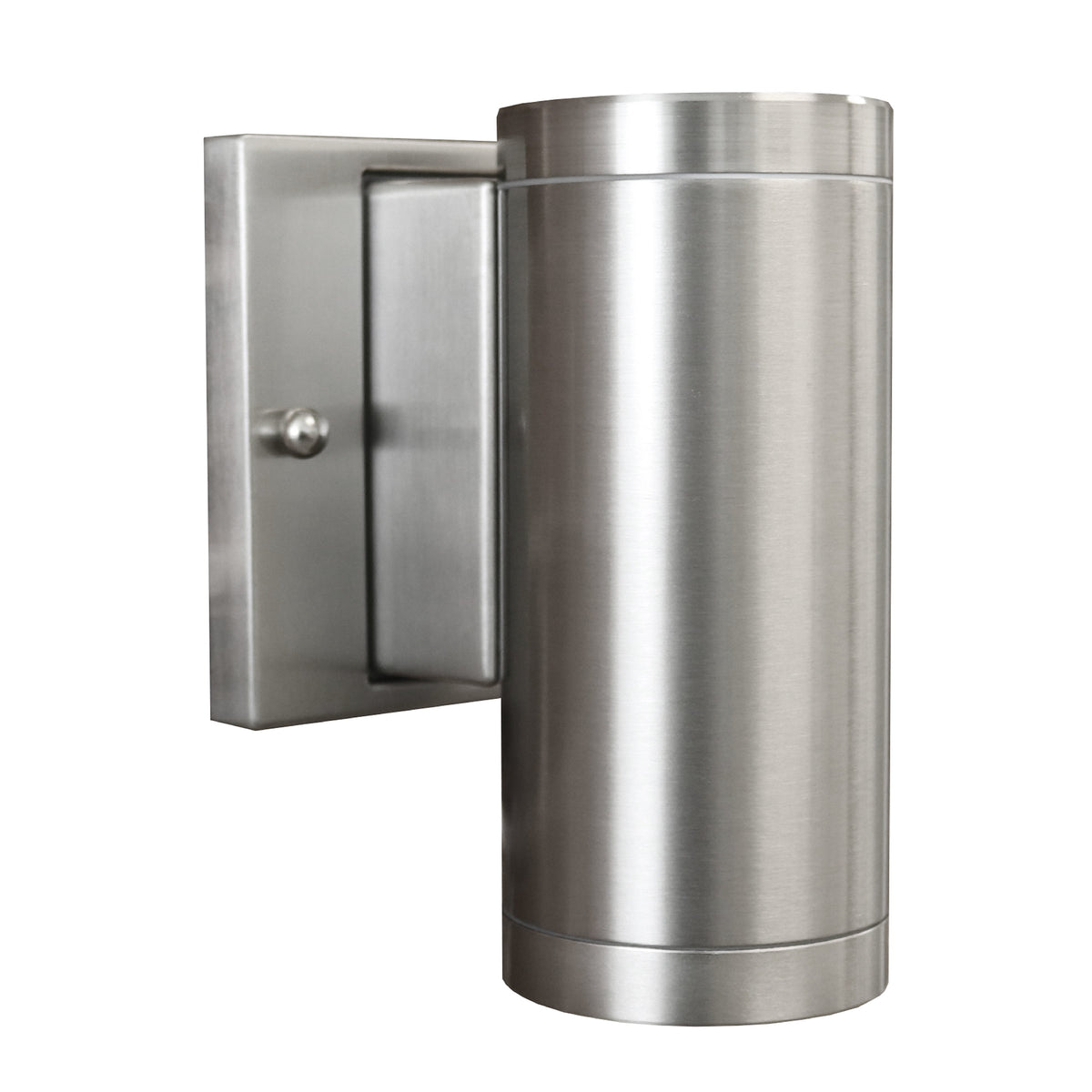 Nickel led cylinder wall light - Vivio Lighting