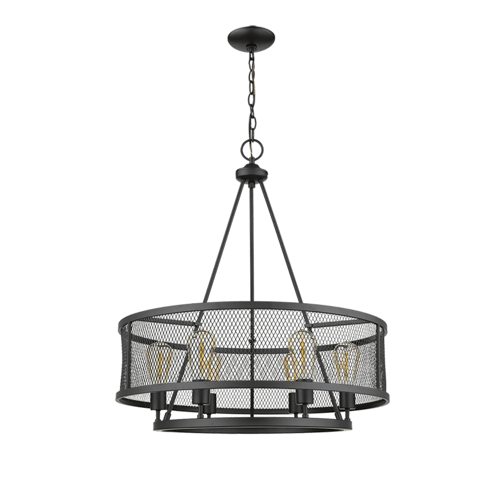 Large drum light chandelier hotsell