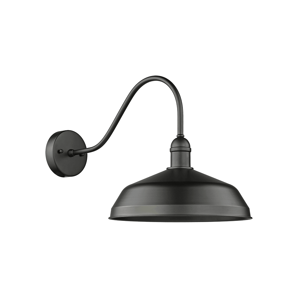 Gooseneck Light Fixture Outdoor Black Barn Light Wall Mount
