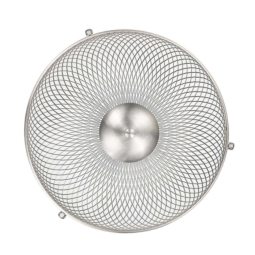 Metal mesh pendant light fixture hanging