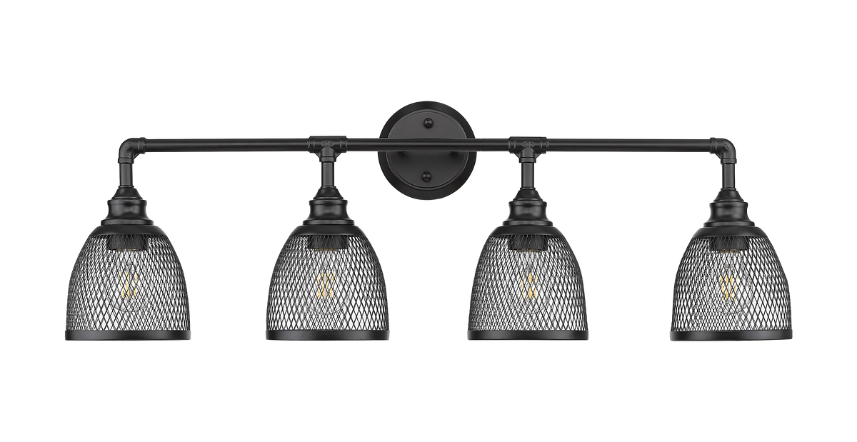 Black bathroom vanity light fixtures - Vivio Lighting