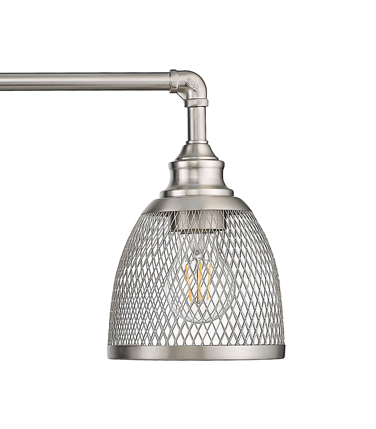 Brushed nickel bathroom vanity light fixtures - Vivio Lighting