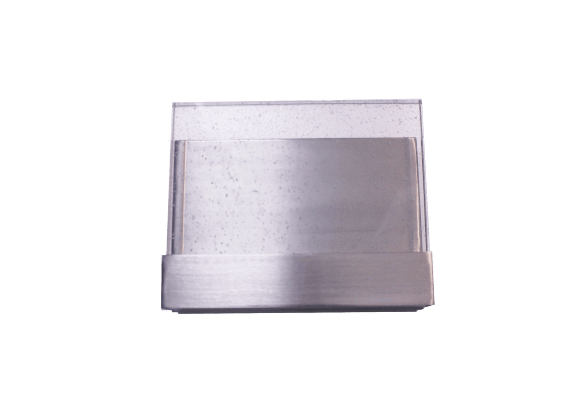 Nickel rectangle bubble wall light led - Vivio Lighting