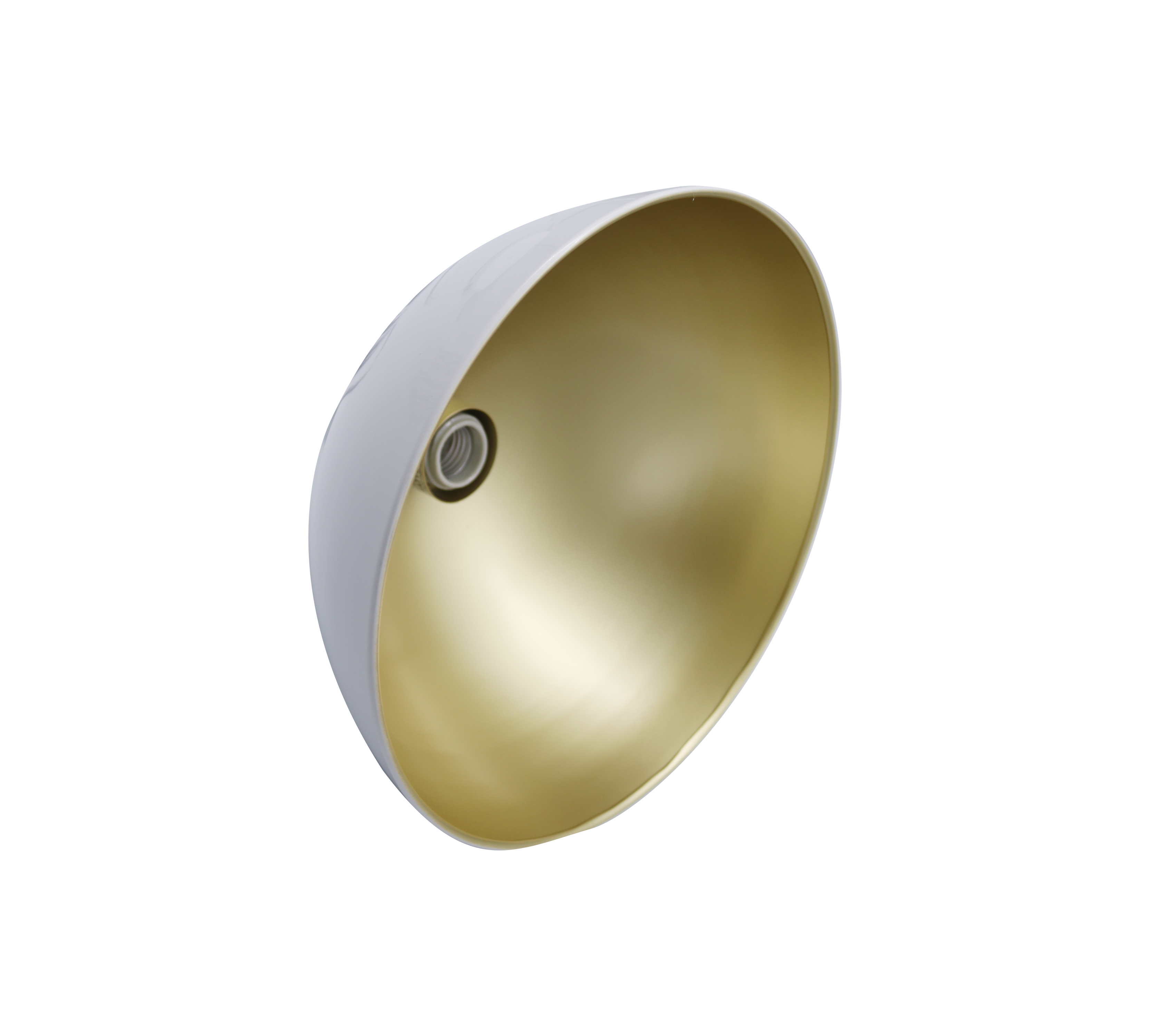 Modern white dome pendant light inside - Vivio Lighting