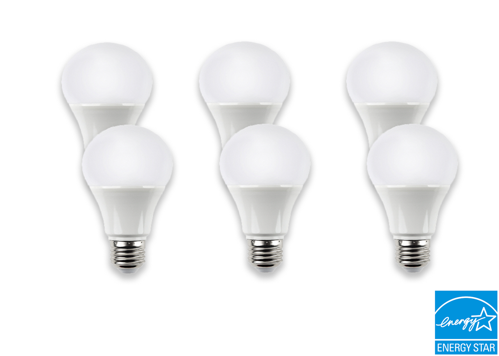 9 Watt Dimmable LED Light Bulb 6 pack - Vivio Lighting