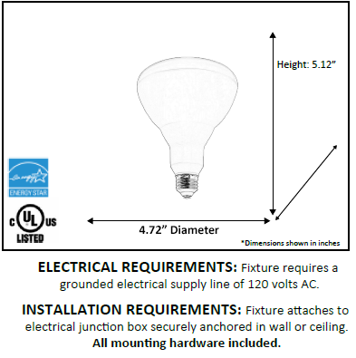 Dimmable led light 6 pack dimension - Vivio Lighting