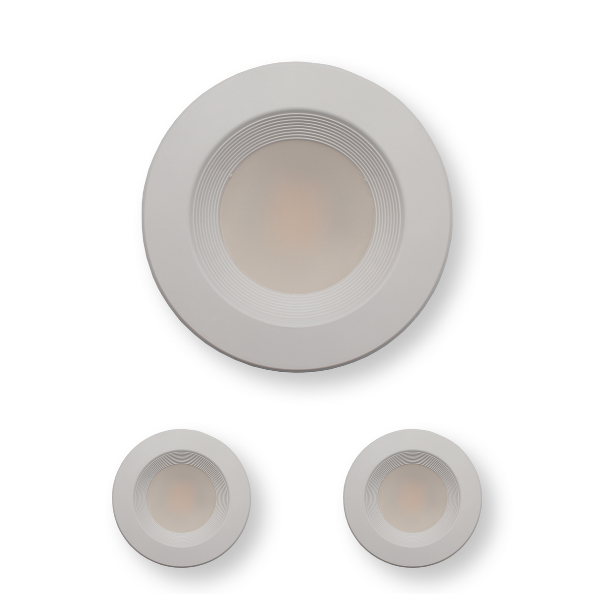 LED 4&quot; Ribbed Retrofit Recessed Trim - 13W - 3K, 4K, 5K