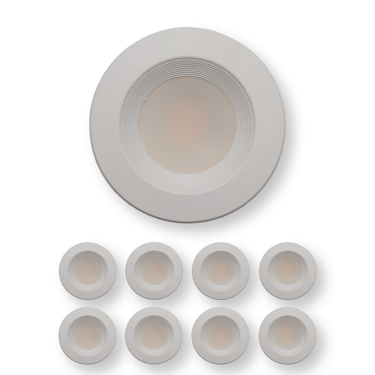 LED 4&quot; Ribbed Retrofit Recessed Trim - 13W - 3K, 4K, 5K