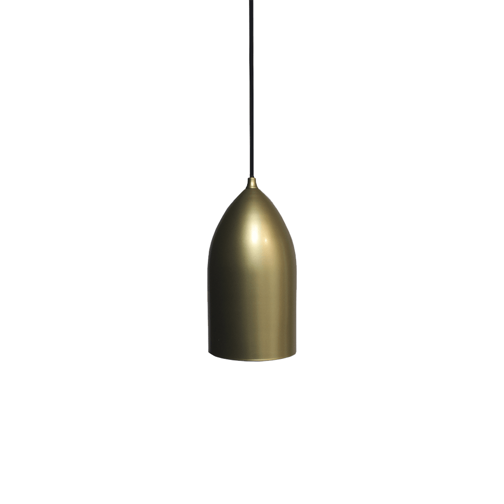 Bullet shaped large pendant light gold - Vivio Lighting