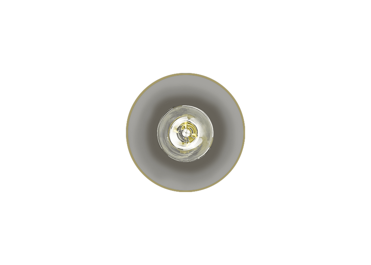 Bullet shaped pendant light gold - Vivio Lighting
