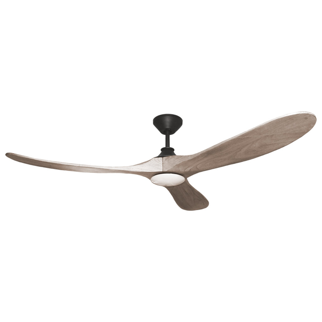 3-blade wood ceiling fan with light - Vivio Lighting