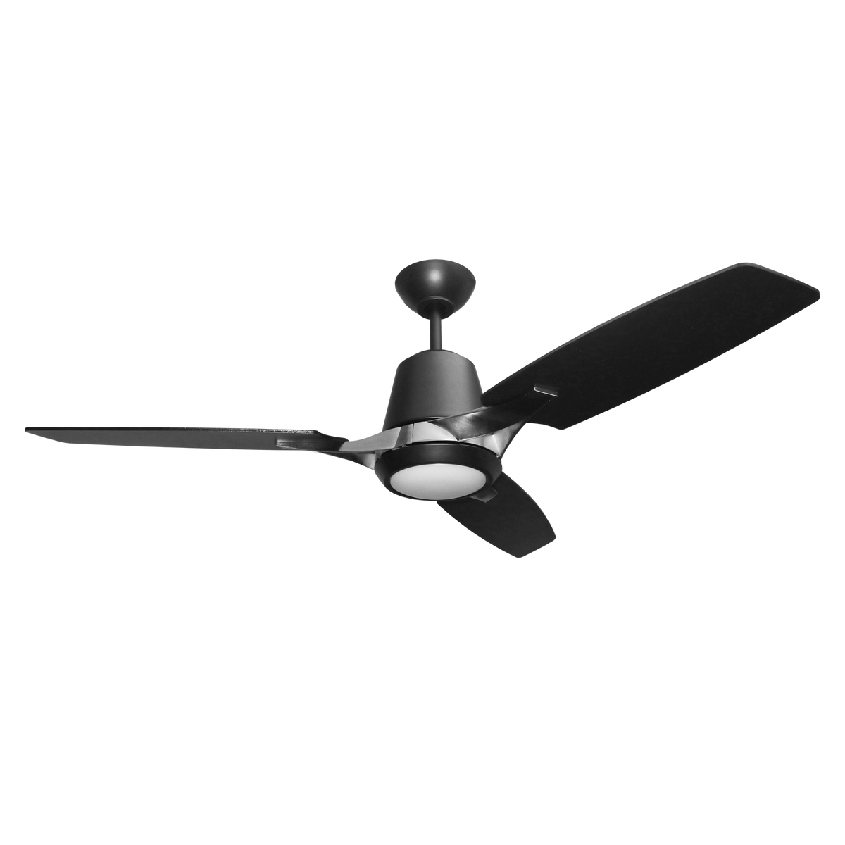 Modern black ceiling fan with lights 3 blade - Vivio Lighting