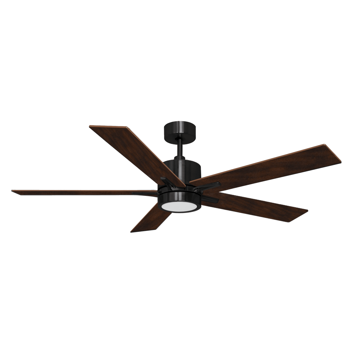 Black ceiling fan with light 52 inch - Vivio Lighting