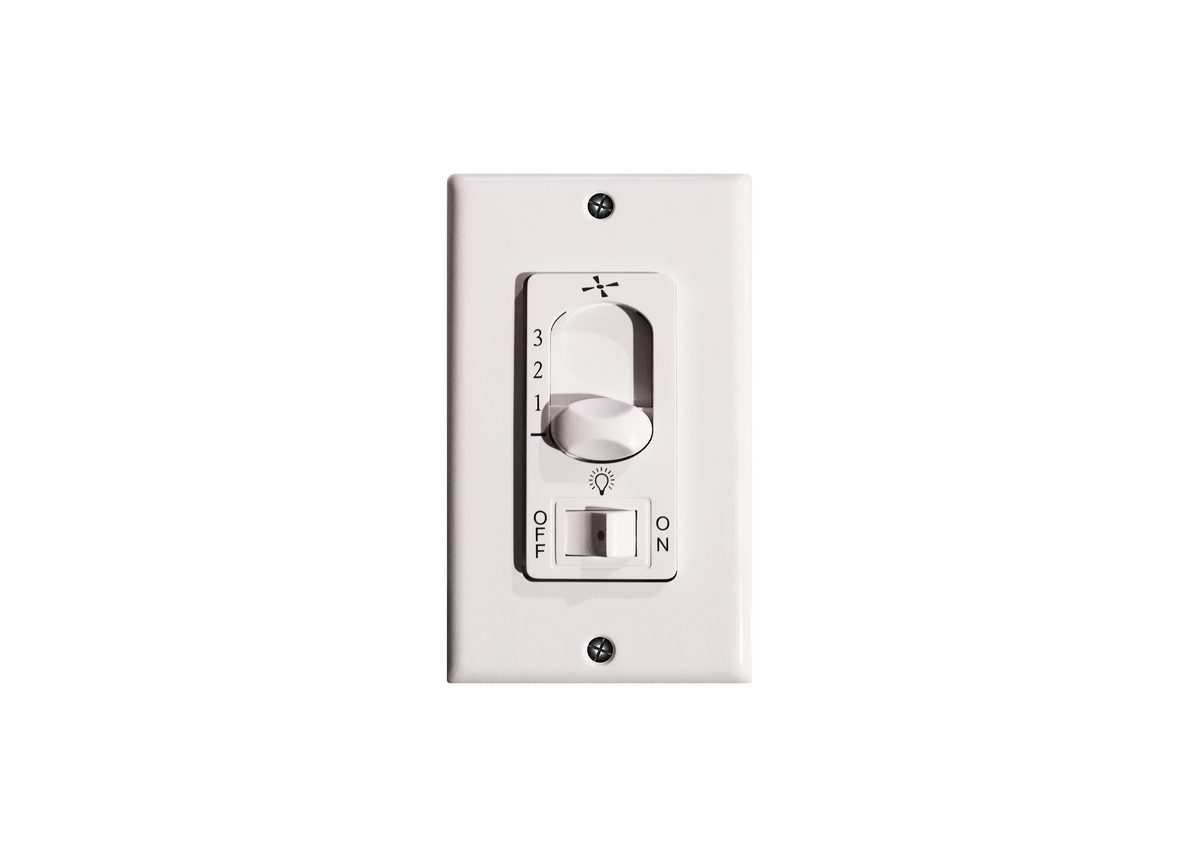 Light and fan switch for modern ceiling fan - Vivio Lighting