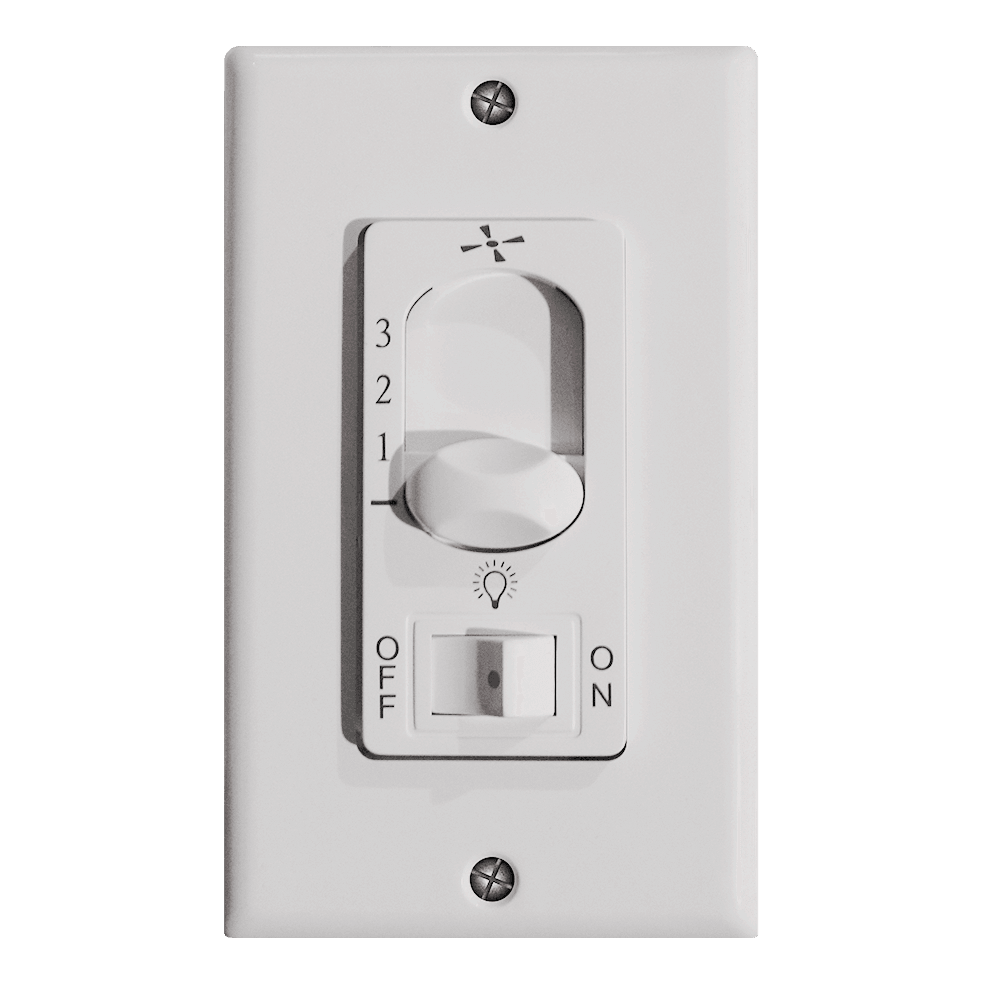 Wall control for ceiling fan with light - Vivio Lighting
