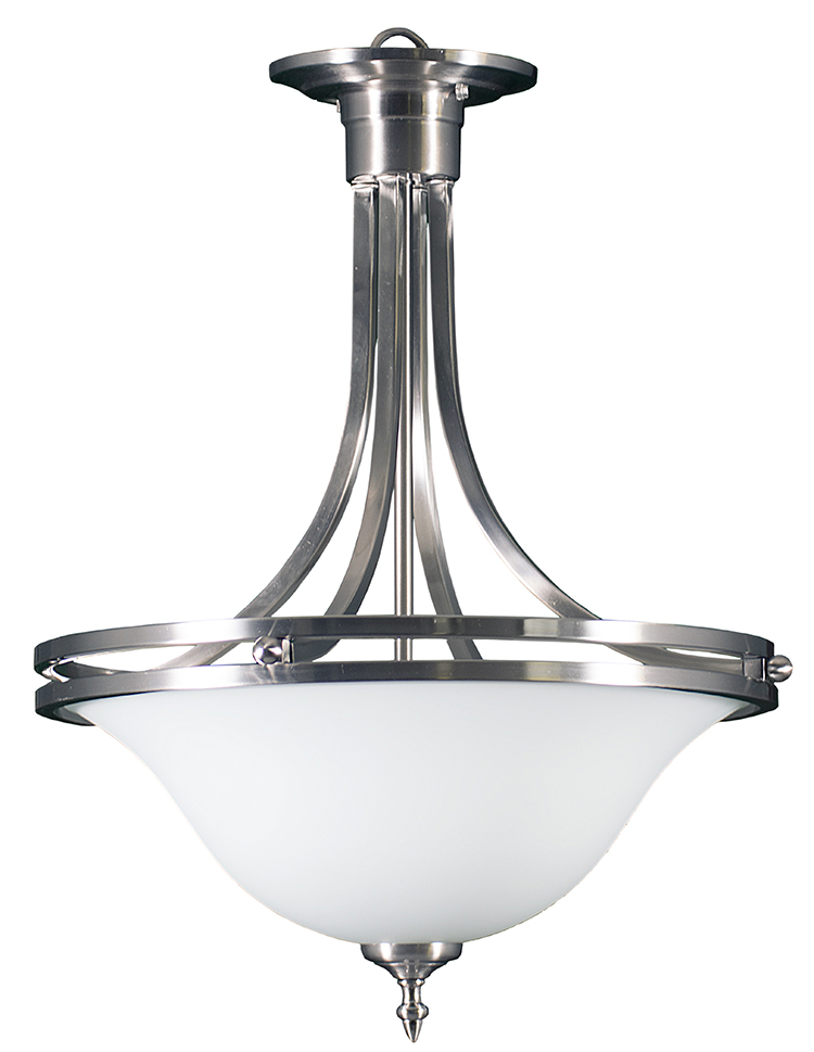 Dallas Glass Bowl Fixture HF-145WH-NK