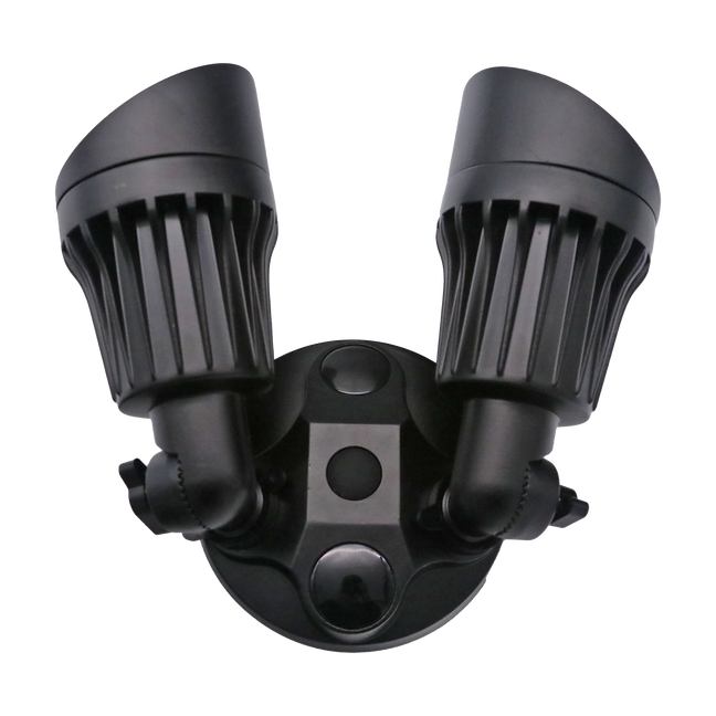 Matte black flood light exterior adjustable