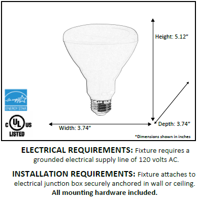 ledDimmable led light 6 pack dimension - Vivio Lighting
